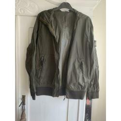 Originele Stone Island legergroen zomerjas maat M