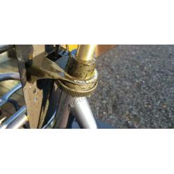 Evoque elite damesfiets. Stuurslot en vervoersrek.