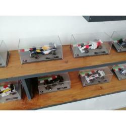 complete formule 1 collectie te koop 1.43 1.18 petje enz