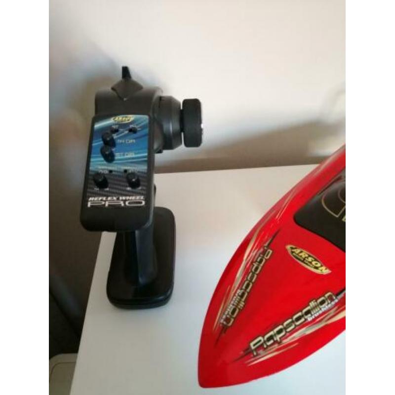Carson brushless boot met 3s lipo 60 kmh