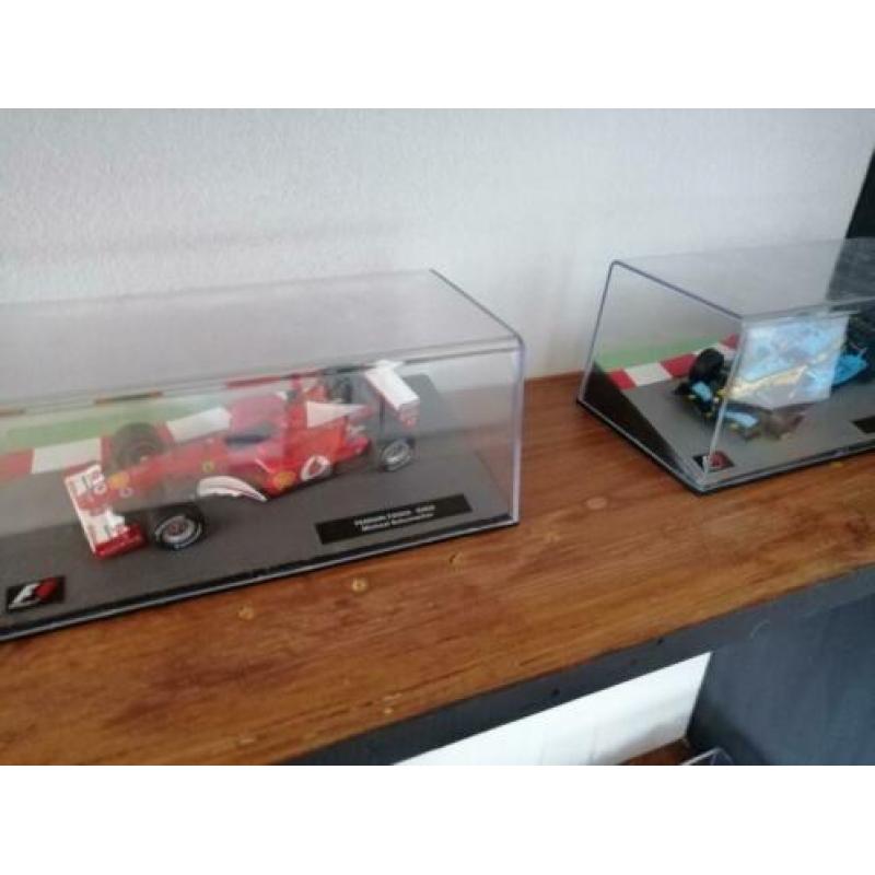 complete formule 1 collectie te koop 1.43 1.18 petje enz