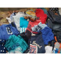 Jongens kleding maat 62 tot 74 broeken overhemden t-shirts