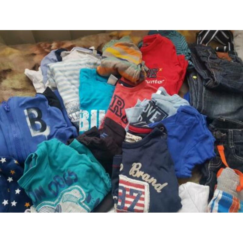Jongens kleding maat 62 tot 74 broeken overhemden t-shirts