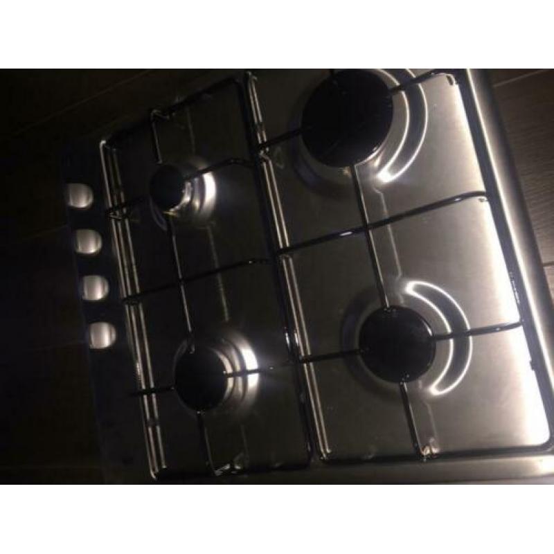 Verkocht !!rvs gaskookplaat te koop !!