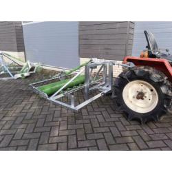Manegevlakker vezelbodemvlakker 1,5m/2m NIEUW gegalvaniseerd