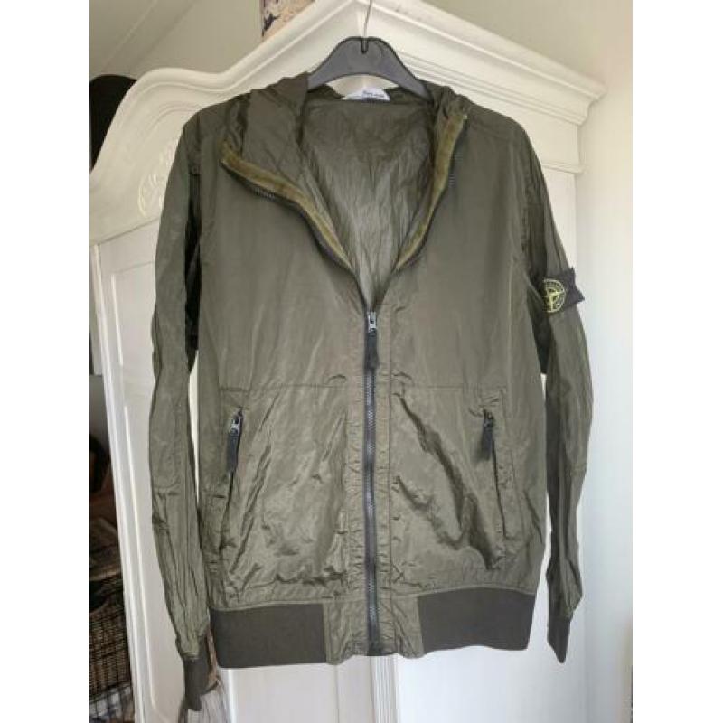 Originele Stone Island legergroen zomerjas maat M