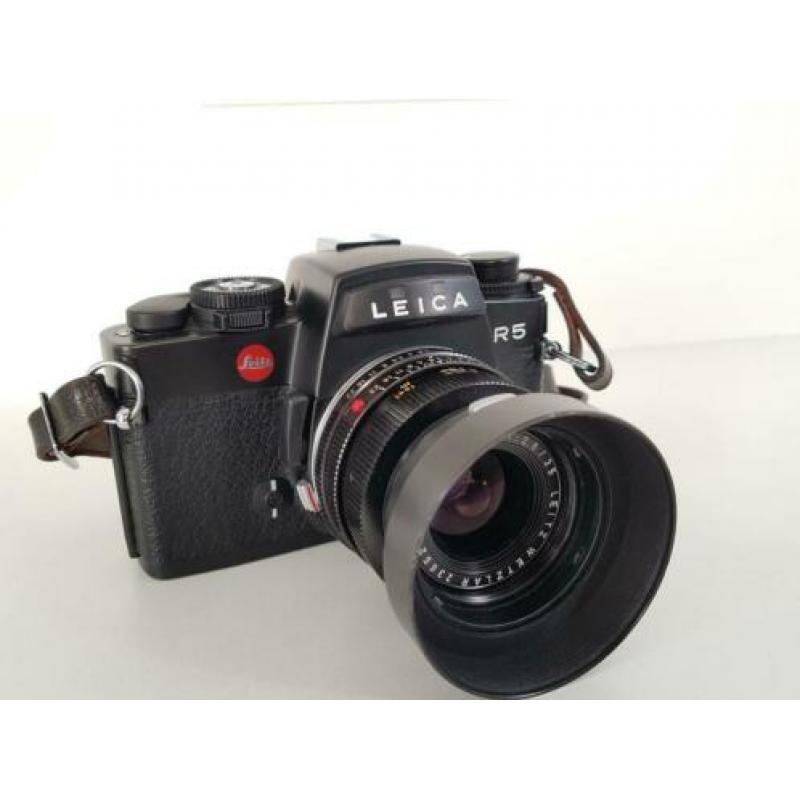 Leica R5 + Leica Elmarit 35mm 2.8/ Uitstekende staat