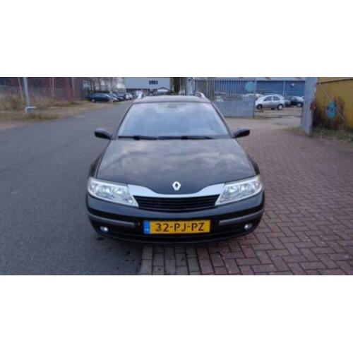Renault Laguna 2.0 16V Gr.tour Expr E4 2004 Zwart airco