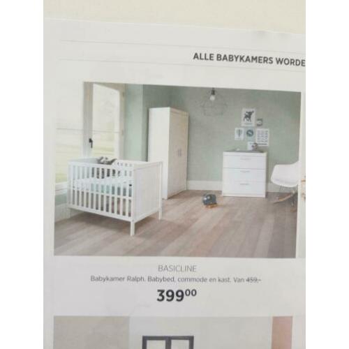 Complete babykamer zo goed als nieuw