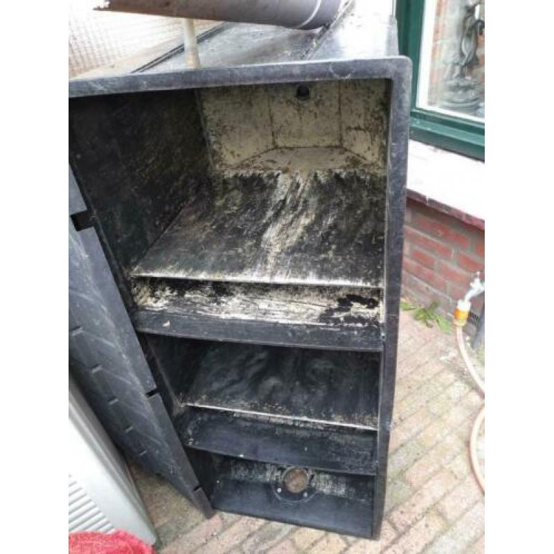 Filterbak en 2 uv lampen