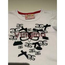 VINGINO | Als nieuw | Schattig shirtje hart/strikjes |98/104