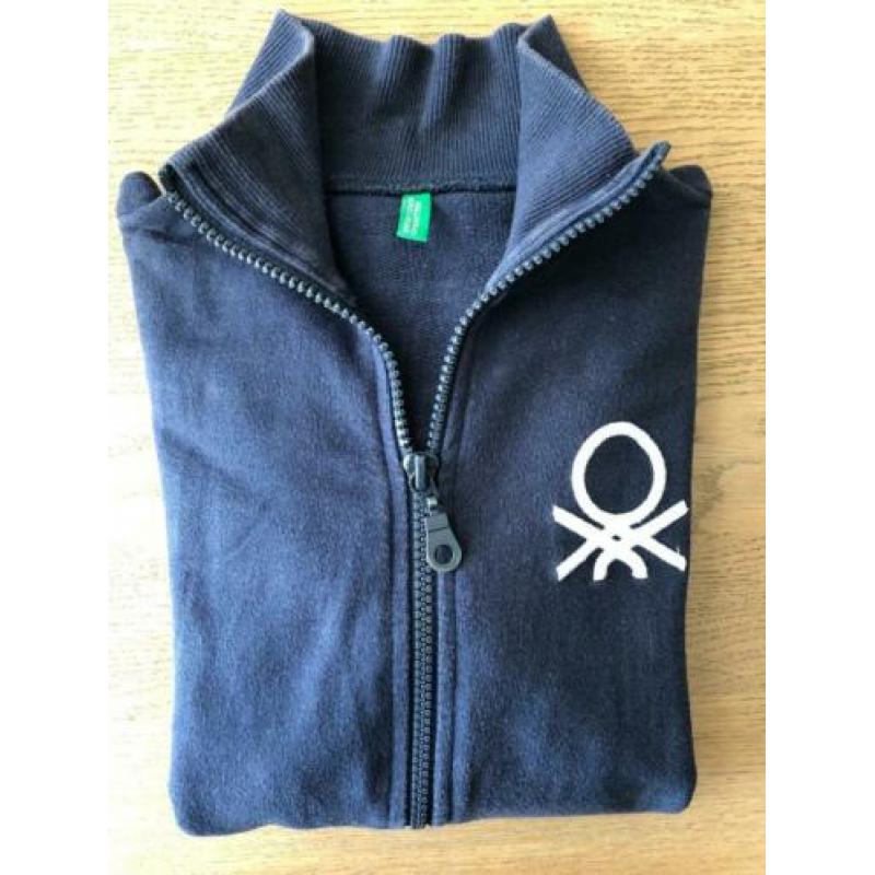 UNITED COLORS OF BENETTON Sweatvest in de kleur Blauw