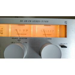 Philips versterker en tuner AH 306 en 103 / 60 WPC