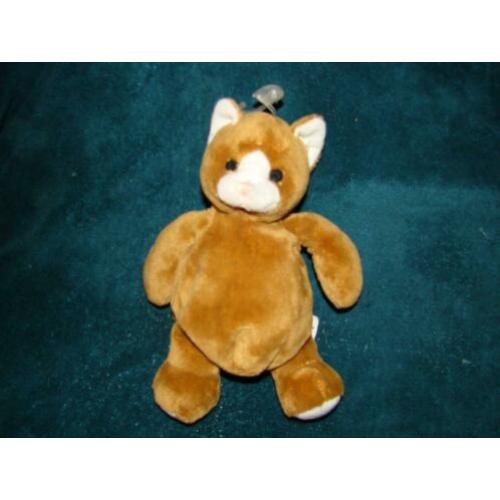 nicotoy poes bruin met wit 20 cm groot nieuw