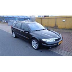 Renault Laguna 2.0 16V Gr.tour Expr E4 2004 Zwart airco