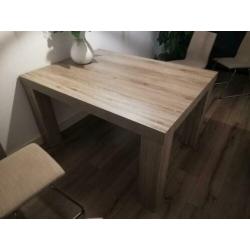 Eettafel en salontafel set