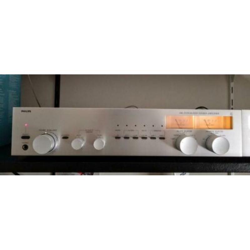 Philips versterker en tuner AH 306 en 103 / 60 WPC
