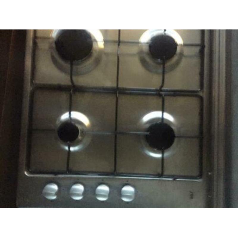 Verkocht !!rvs gaskookplaat te koop !!