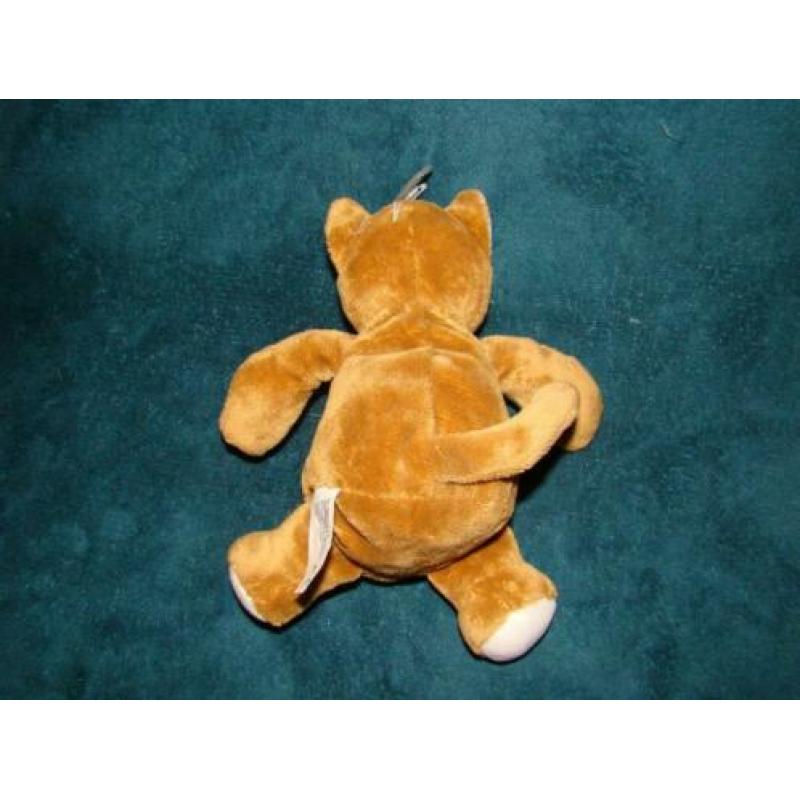nicotoy poes bruin met wit 20 cm groot nieuw