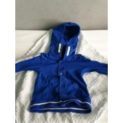 Blauw jongens vestje/ jasje