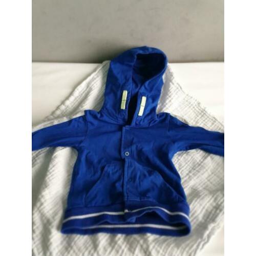 Blauw jongens vestje/ jasje