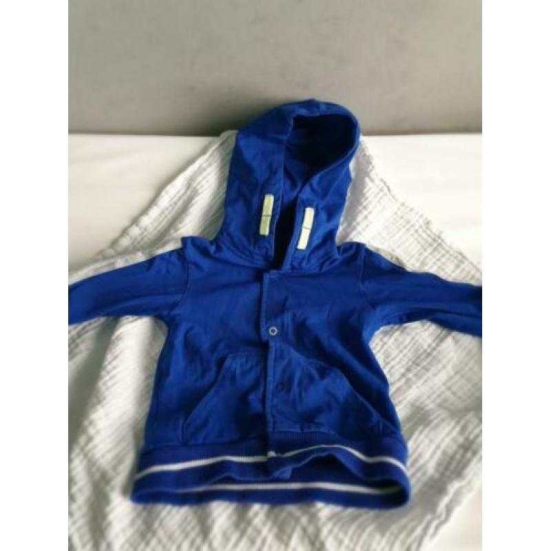 Blauw jongens vestje/ jasje