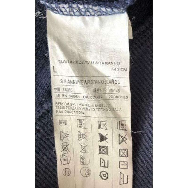 UNITED COLORS OF BENETTON Sweatvest in de kleur Blauw