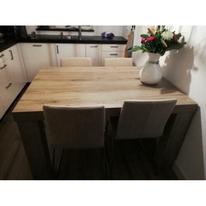 Eettafel en salontafel set
