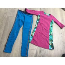 Set jurk en legging Waaaw maat 134-140