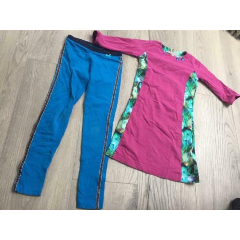 Set jurk en legging Waaaw maat 134-140