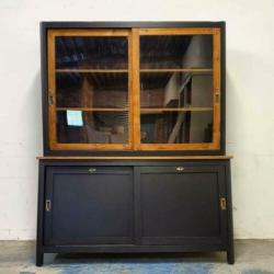 Teak vintage retro buffetkast vitrinekast winkelkast