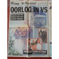 Telegraaf voorpagina's