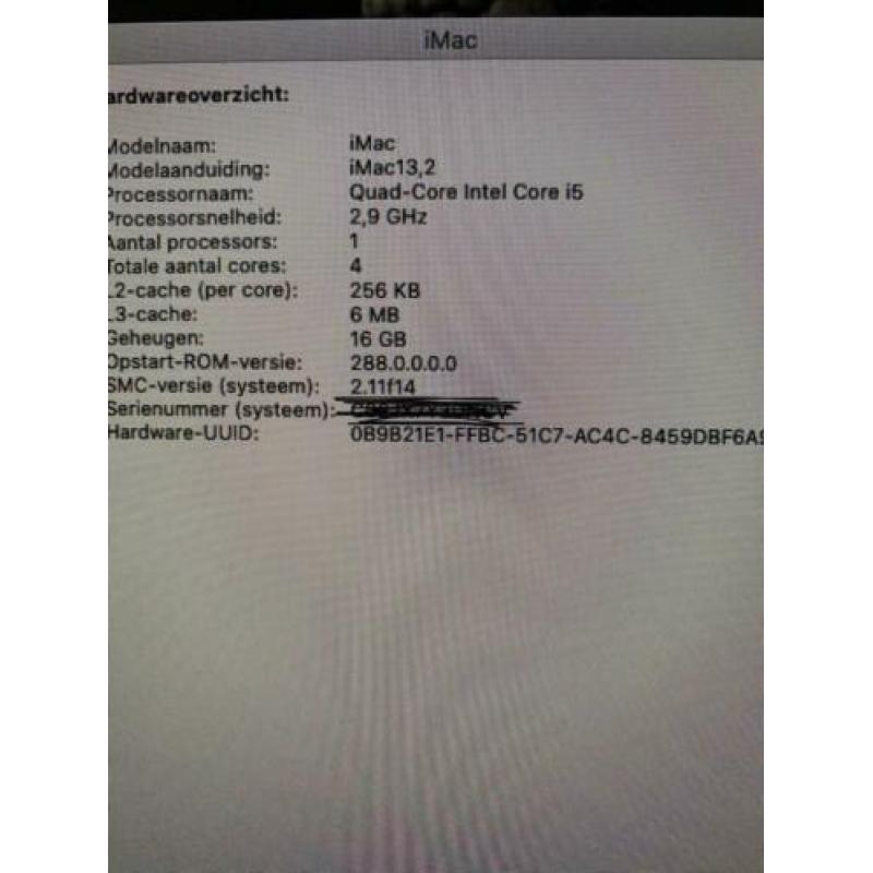 iMac 27 INCH eind 2012, in prima staat. Nieuwste update.