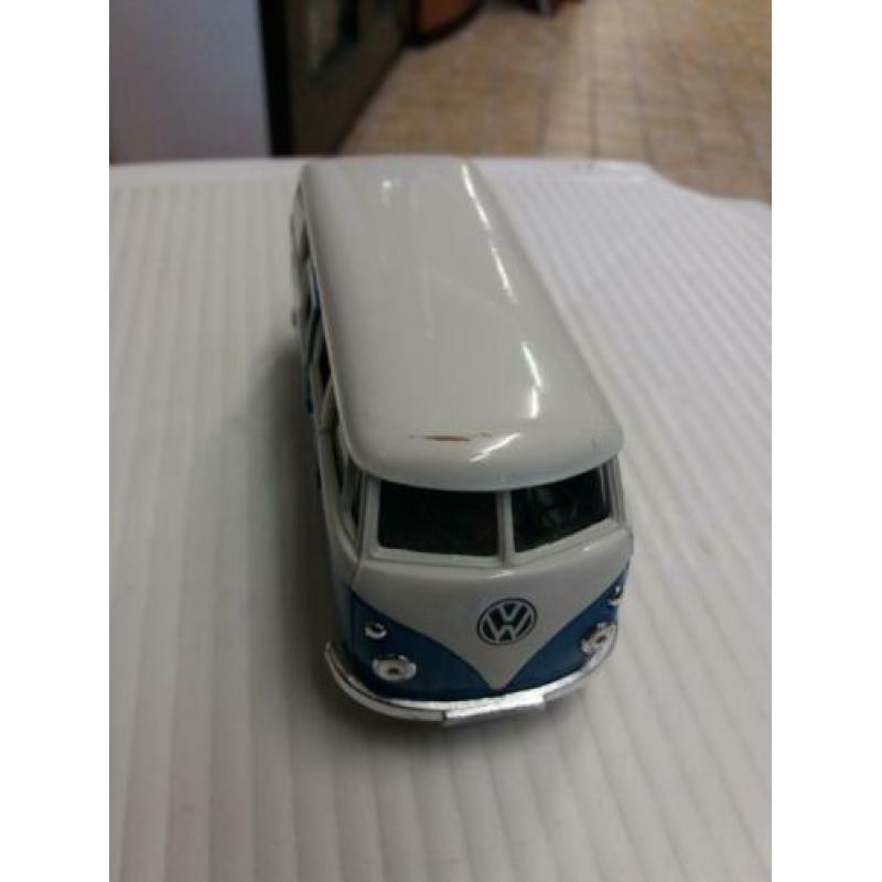 Model auto. Volkswagen busje. Microbus (1962) Welly.