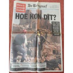 Telegraaf voorpagina's
