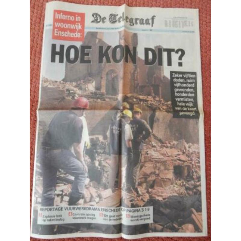 Telegraaf voorpagina's