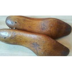 Houten schoen leest