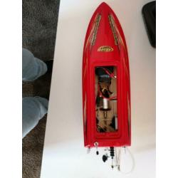 Carson brushless boot met 3s lipo 60 kmh