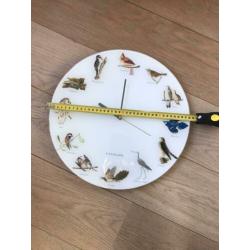 Wandklok met vogelgeluiden