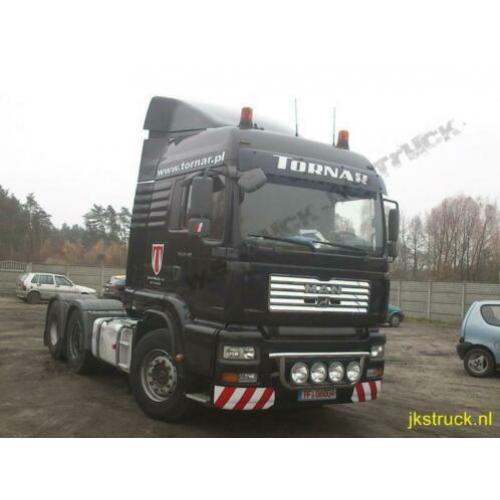 Dakspoiler + zijfenders MAN TGA TGS LX