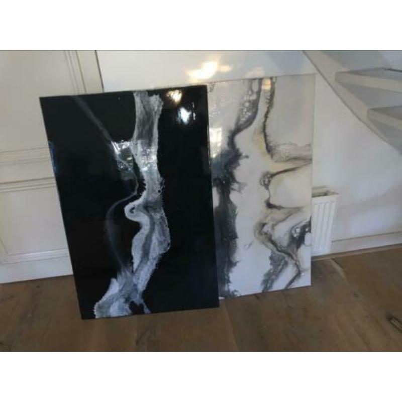 Epoxy resin schilderij modern