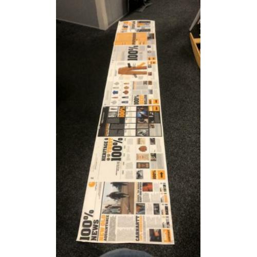 Carhartt canvas printout newspaper 2010