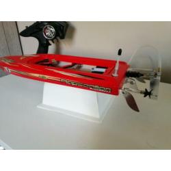 Carson brushless boot met 3s lipo 60 kmh