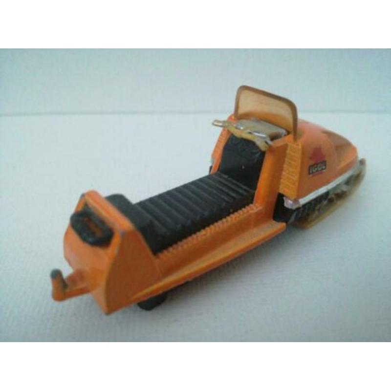 Majorette France. Moto-Neige. "Sneeuw scooter". Oranje.