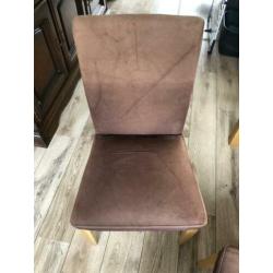 Tafel, 6 persoons, licht bruin