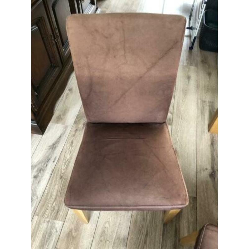 Tafel, 6 persoons, licht bruin