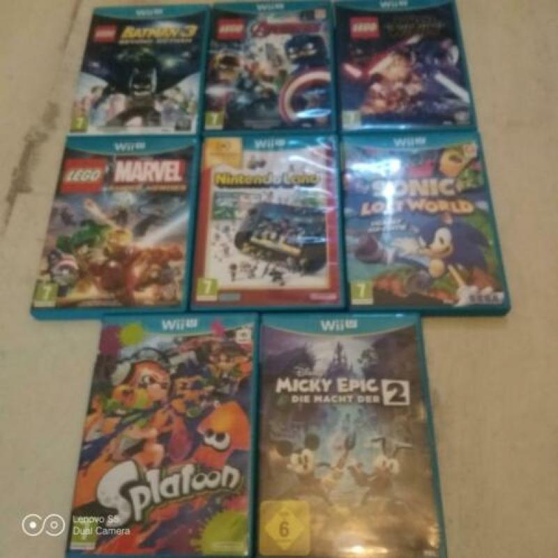 Wii u games (€7,- per stuk)
