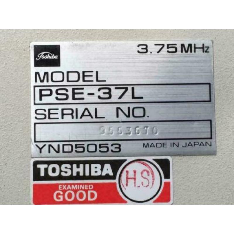 ultrasound transducer Toshiba PSE-37L 3,75MHz en PSB-37LR