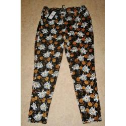 Norah bloemen print broek 38 M