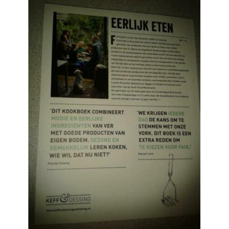 Kookboek Eerlijk eten speciale editie Fairtrade 80recepten